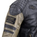 Чоловіча шкіряна мото куртка W-TEC Kostec - чорний/4XL