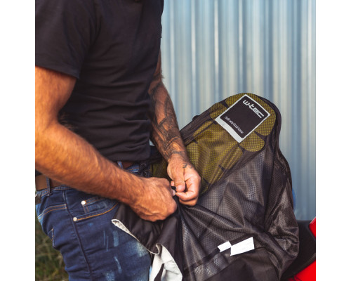 Чоловіча мотокуртка W-TEC 91 Cordura - білий/XXL