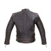 Шкіряна мото куртка W-TEC Embracer - темно-коричнева / XXL
