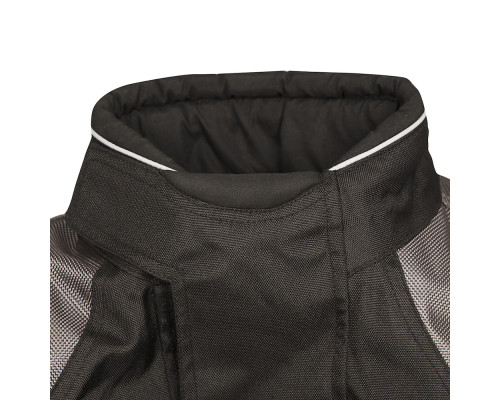 Мото куртка W-TEC Foibos PLUS - Чорно-сірий / 4XL