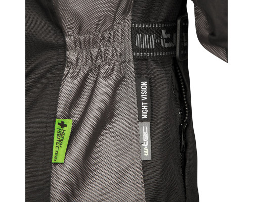 Мото куртка W-TEC Foibos PLUS - Чорно-сірий / 4XL