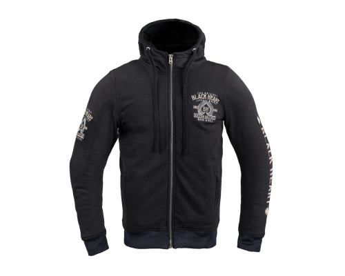 Чоловічий толстовка з капюшоном W-TEC Black Heart Kustom Kulture Hoodie - чорний/3XL