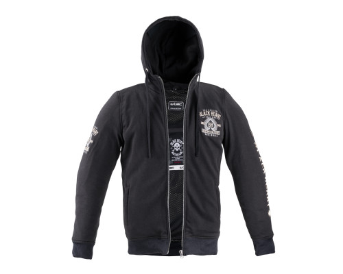 Чоловічий толстовка з капюшоном W-TEC Black Heart Kustom Kulture Hoodie - чорний/3XL