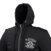 Чоловічий толстовка з капюшоном W-TEC Black Heart Kustom Kulture Hoodie - чорний/3XL