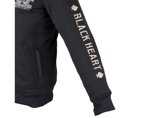 Чоловічий толстовка з капюшоном W-TEC Black Heart Kustom Kulture Hoodie - чорний/3XL