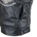 Чоловіча шкіряна мото куртка W-TEC Black Heart Wings Leather Jacket - чорний/XL