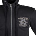 Чоловічий толстовка з капюшоном W-TEC Black Heart Kustom Kulture Hoodie - чорний/S