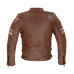 Чоловіча шкіряна куртка W-TEC Milano - коричневий / 6XL