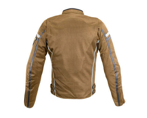 Чоловіча мото куртка W-TEC Bellvitage Brown - коричнева/XL