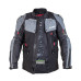 Чоловіча мотокуртка W-TEC Tomret NF-2220 - чорно-сірий / 3XL