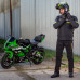 Чоловіча мотокуртка W-TEC Meltsch NF-2301 - чорна зі зеленими неоновими вставками/ розмір XL