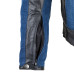 Шкіряно-джинсова мото-куртка W-TEC Kareko - розмір S / синій колір