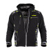 Чоловіча мото-куртка з капюшоном Softshell W-TEC Kybero - розмір L / чорний
