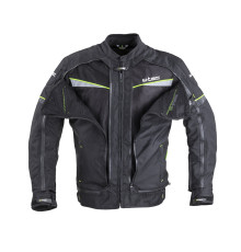 Мото-куртка W-TEC Progair - розмір XXL / чорний-флуо