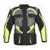 Чоловіча мото-куртка W-TEC Burdys Evo - розмір 5XL, чорно-сіро-зелена