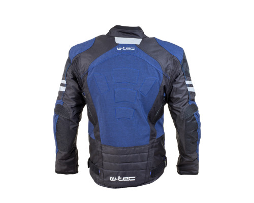 Чоловіча мотокуртка W-TEC Briesau NF-2112 - синьо-чорний / 3XL