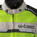 Чоловіча літня мото-куртка W-TEC Saigair - розмір 6XL / флуо-жовто-сірий