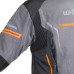 Чоловіча мото-куртка W-TEC Brandon - розмір S, чорно-сіро-оранжева