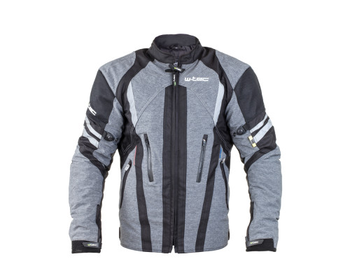 Чоловіча мотокуртка W-TEC Briesau NF-2112 - сірий / 3XL
