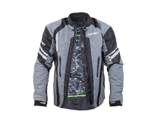 Чоловіча мотокуртка W-TEC Briesau NF-2112 - сірий / 3XL
