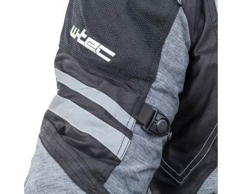 Чоловіча мотокуртка W-TEC Briesau NF-2112 - сірий / 3XL