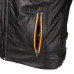Шкіряна мото-куртка W-TEC Brenerro - розмір 5XL / чорно-оранжево-біла