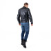 Шкіряна мото-куртка W-TEC Mathal - розмір 4XL / чорна