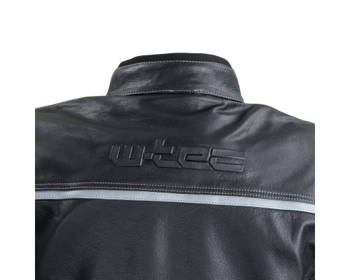 Шкіряна мото-куртка W-TEC Mathal - розмір 6XL / чорна