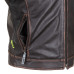 Шкіряна мото куртка W-TEC Embracer - темно-коричнева / S