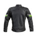 Шкіряна мото куртка W-TEC Montegi - Матовий чорний / XL