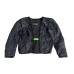 Шкіряна мото куртка W-TEC Montegi - Матовий чорний / XL