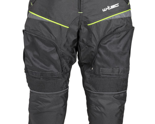 Мотоштани W-TEC Propant - чорно-жовті-флуо/3XL