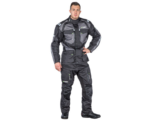 Чоловічі мото штани W-TEC Kaluzza GS-1614 - чорний / 4XL