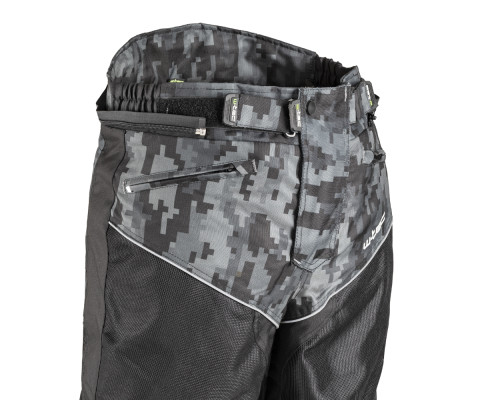 Чоловічі літні мотоштани W-TEC Jori - чорно-сірий / 4XL