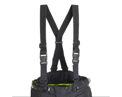 Чоловічі мотоштани W-TEC Spirital - чорно-флуо-жовті/6XL