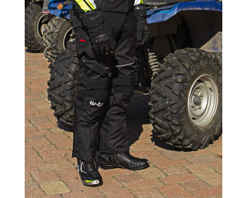 Чоловічі мотоштани W-TEC Thollte - чорні/4XL