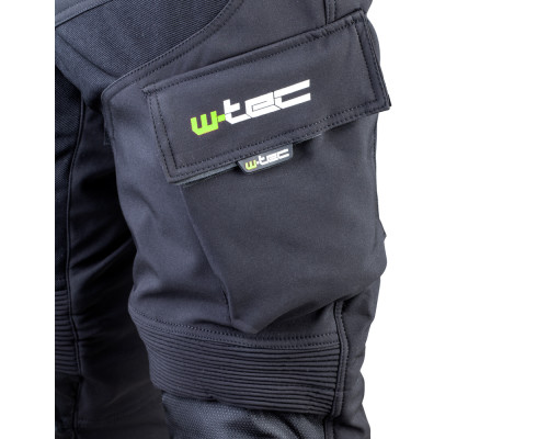 Чоловічі мото-штани W-TEC Erkalis GS-1729 - розмір 3XL / чорний