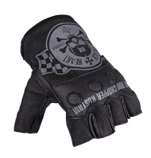 Чопперські рукавички W-TEC Black Heart Wipplar - чорний/XL