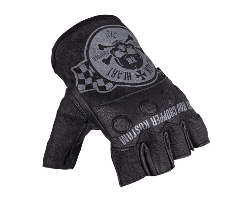 Чопперські рукавички W-TEC Black Heart Wipplar - чорний/XL