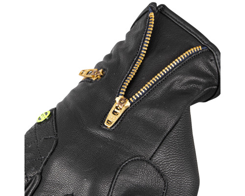 Жіночі шкіряні мото рукавиці W-TEC Perchta - чорний / XL