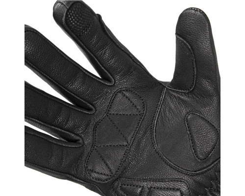 Жіночі шкіряні мото рукавиці W-TEC Perchta - чорний / XL