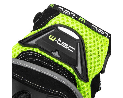 Моторукавиці W-TEC Upgear - чорно-зелений/S