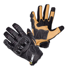 Шкіряні мото рукавиці W-TEC Flanker B-6035 - чорний / XL