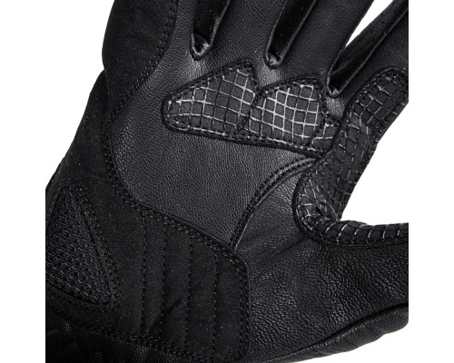 Шкіряні мото рукавиці W-TEC Mareff - чорний / S