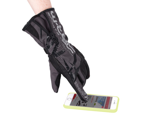 Мото-рукавиці W-TEC Eicman - розмір S / чорно-сірі