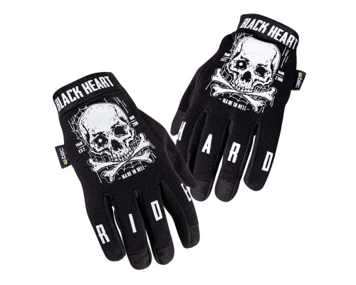 Мото-рукавиці W-TEC Web Skull - розмір S / чорні