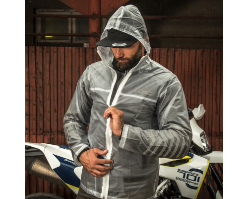 Накидка від дощу для мотоциклістів W-TEC Lighty - розмір XXL