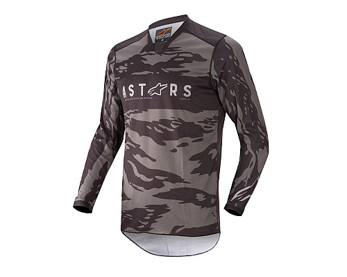 Джерсі для мотокросу Alpinestars Racer Tactical  - М - чорний/сірий