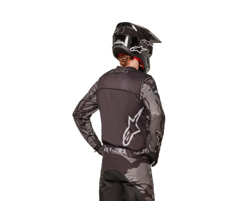Джерсі для мотокросу Alpinestars Racer Tactical  - L - чорний/сірий