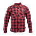 Cорочка Shirt W-TEC Black Heart Reginald - червоно-чорна